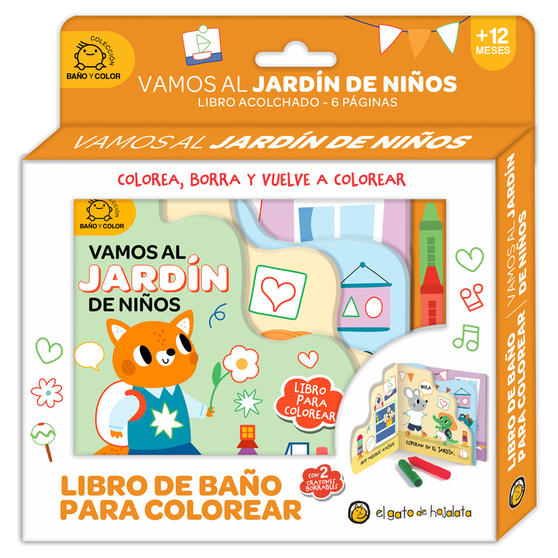 Libro Baño Y Color - Vamos Al Jardin Fiesta