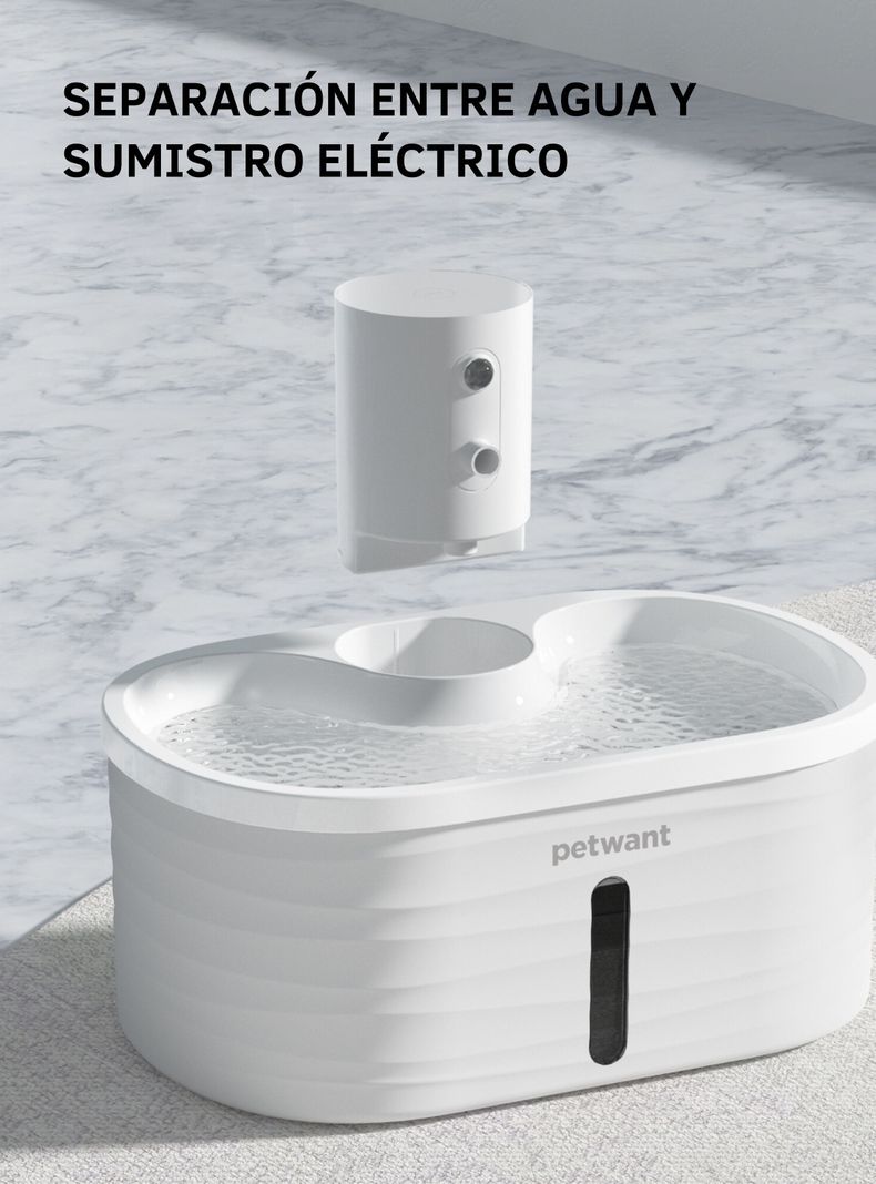 Bebedero Inalámbrico Sensor Movimiento Gatos 2,5 L-7