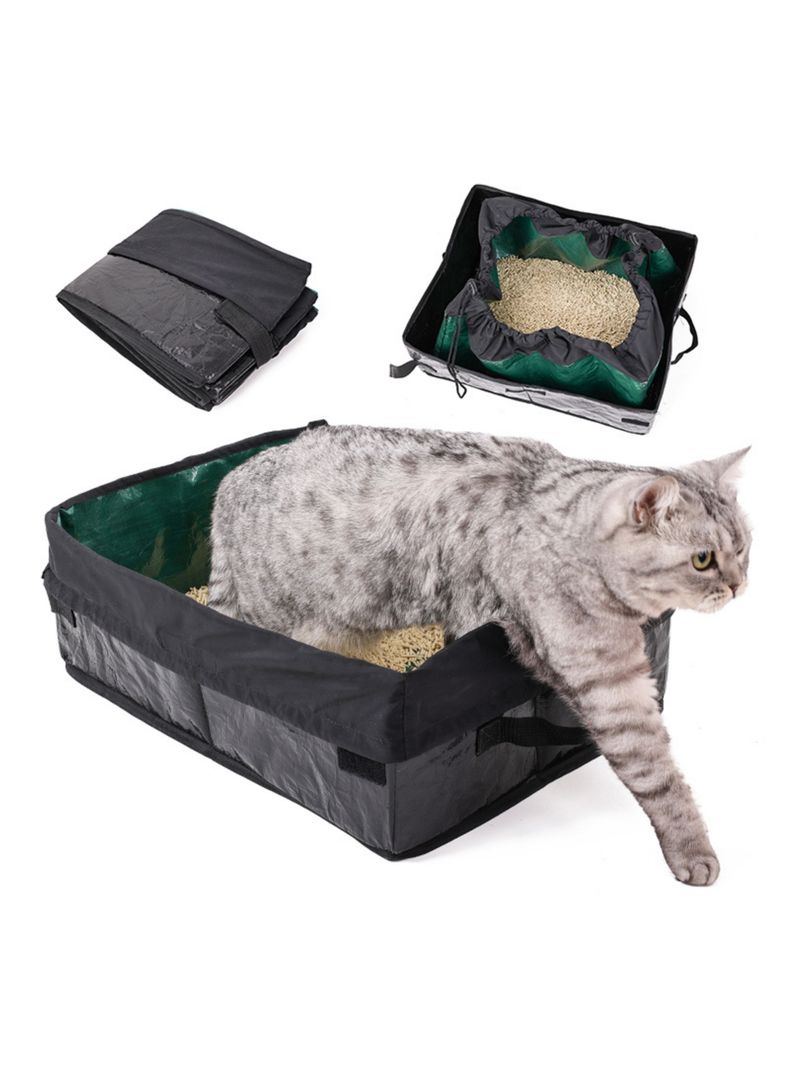 Arenero Plegable Portátil Gato Viajes-1