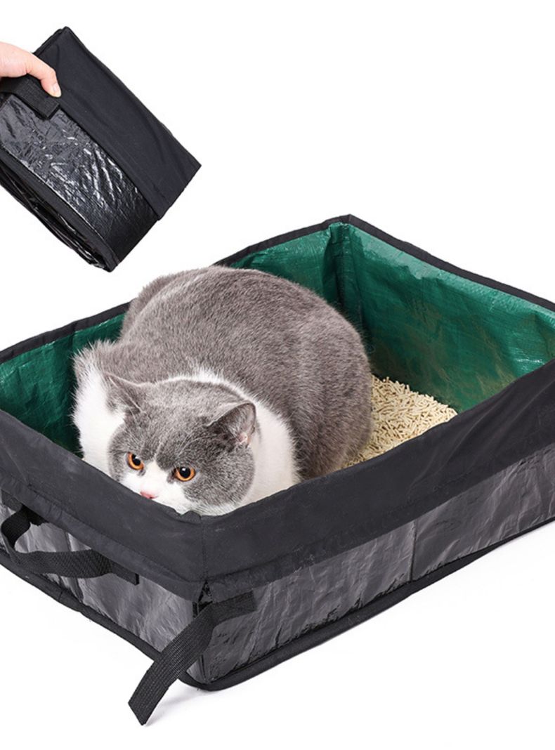 Arenero Plegable Portátil Gato Viajes-2