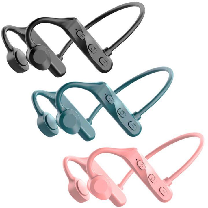 Audífonos Conducción Ósea Sport Treqa Bluetooth 5.3 Verde-1