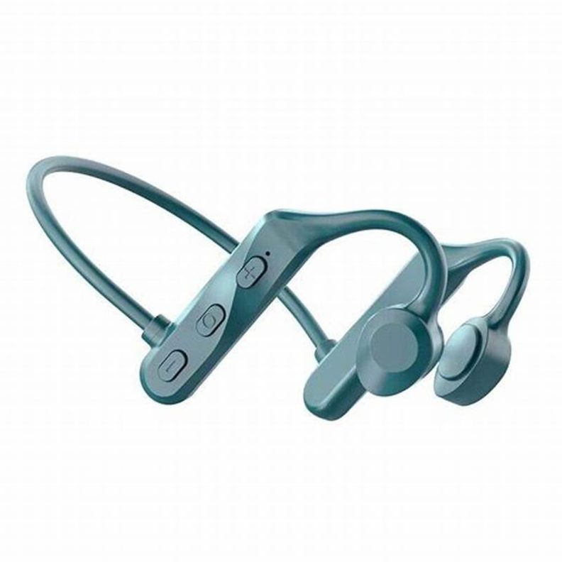Audífonos Conducción Ósea Sport Treqa Bluetooth 5.3 Verde-0