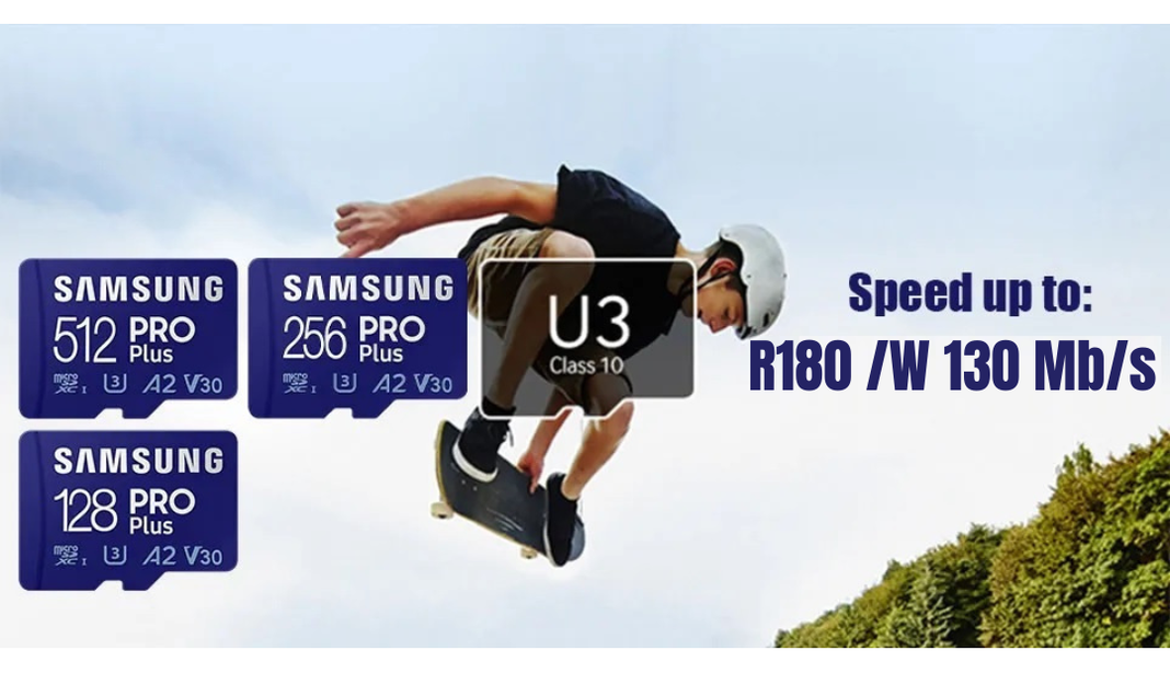 Tarjeta micro sd Samsung 128 gb Pro Plus-1