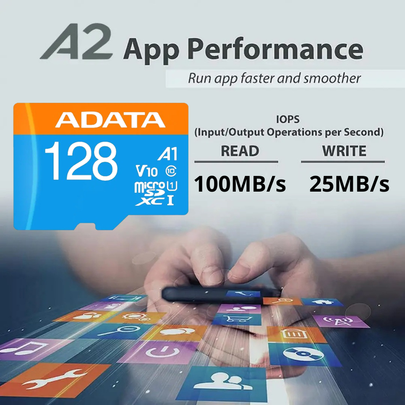  TARJETA MICRO SD ADATA 128 GB CLASE 10-3