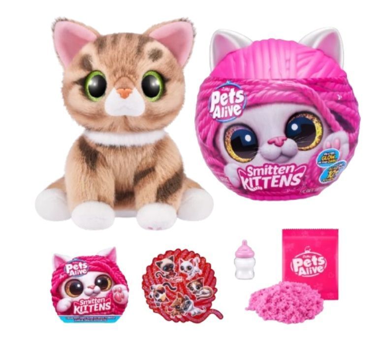  PELUCHE GATO ENAMORADO EN HUEVO SORPRESA PETS ALIVE-2