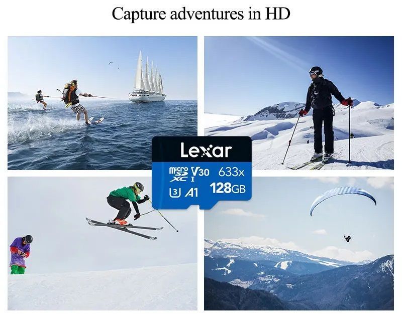 Tarjeta micro sd Lexar 128 gb Blue series-2