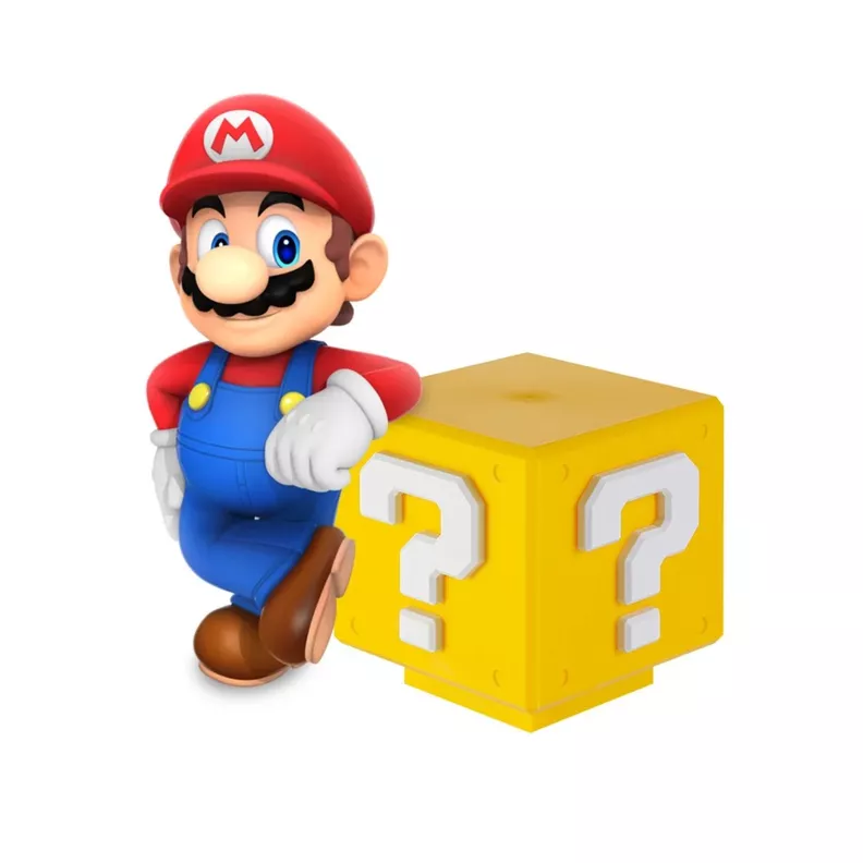Lampara de luz led Super Mario Bross recargable con sonido-0