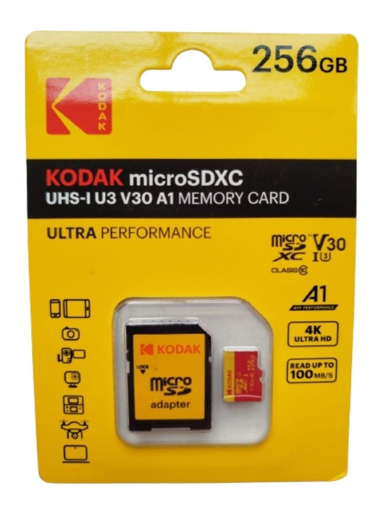 Tarjeta Micro SD KODAK 256 GB -2