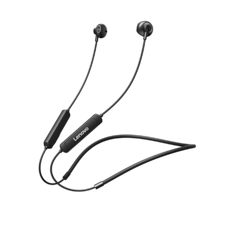 AUDÍFONOS DEPORTIVOS LENOVO SH1 BLUETOOTH 5.0 SONIDO IPX5 NEGROS-0