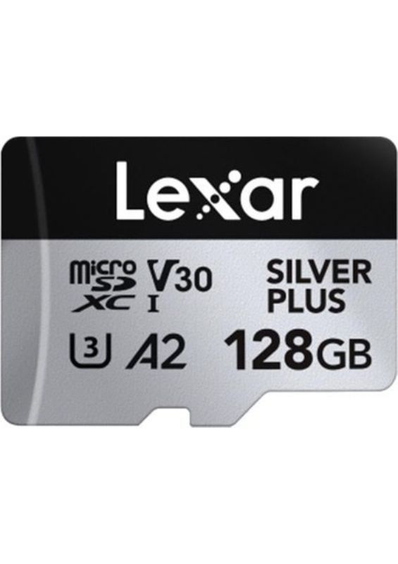 TARJETA DE MEMORIA PROFESSIONAL LEXAR SILVER PLUS 128GB 4K-0