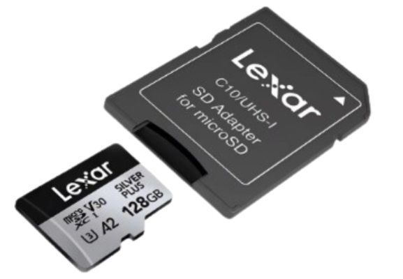 TARJETA DE MEMORIA PROFESSIONAL LEXAR SILVER PLUS 128GB 4K-2