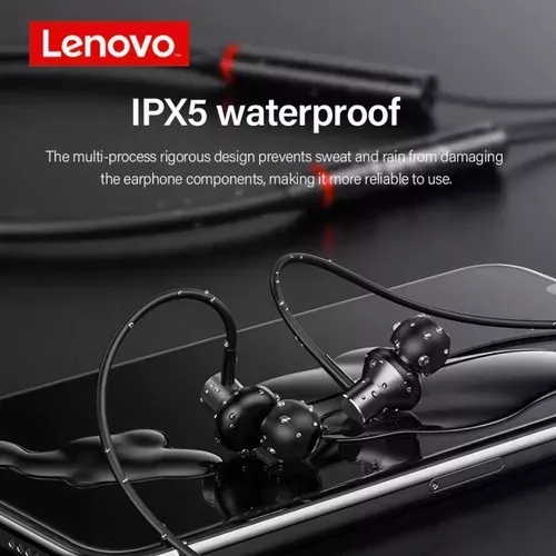 AUDÍFONOS LENOVO HE05X II BLUTETOOTH DEPORTIVOS IPX5-3