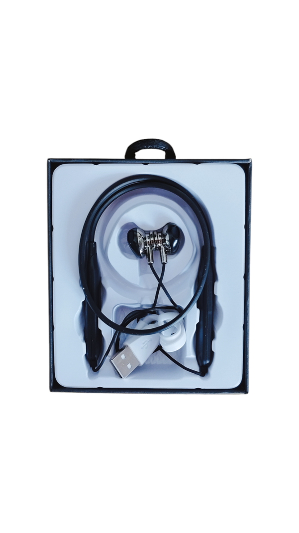 Audifonos deportivos inalambricos BT27 TREQA negros -3