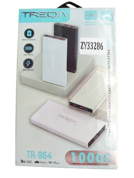 POWER BANK TREQA TR964 10000 MAH NEGRO-3