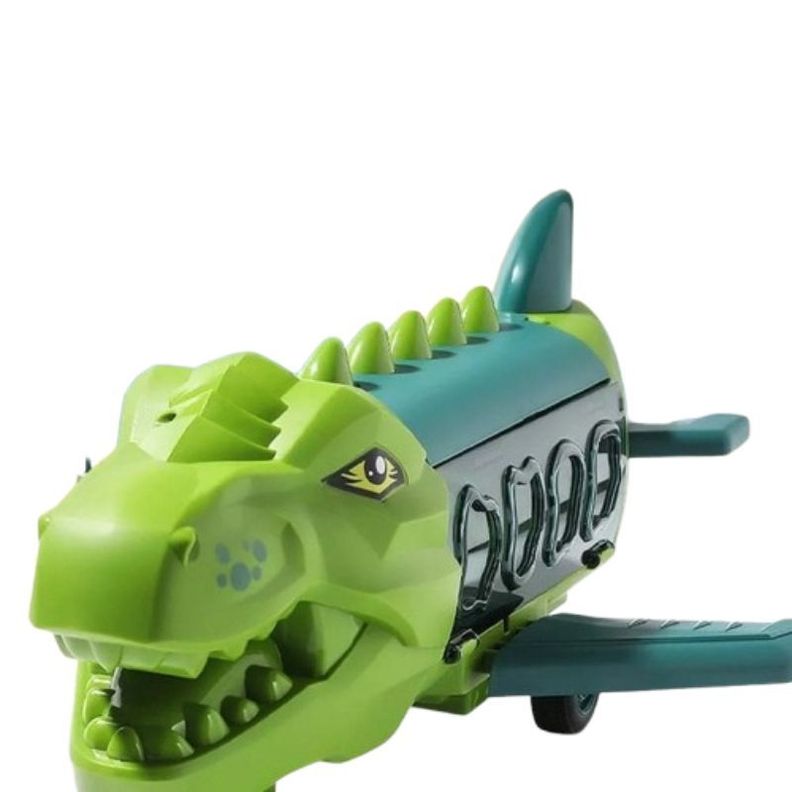 PISTA DE DINOSAURIO CON AUTOS TRACK STORAGE PARA NIÑOS-0