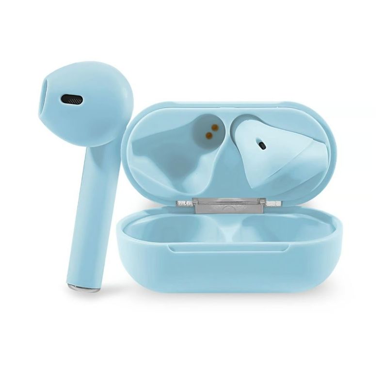 AUDIFONOS INALAMBRICOS BLUETOOTH I12 TWS AZUL-1
