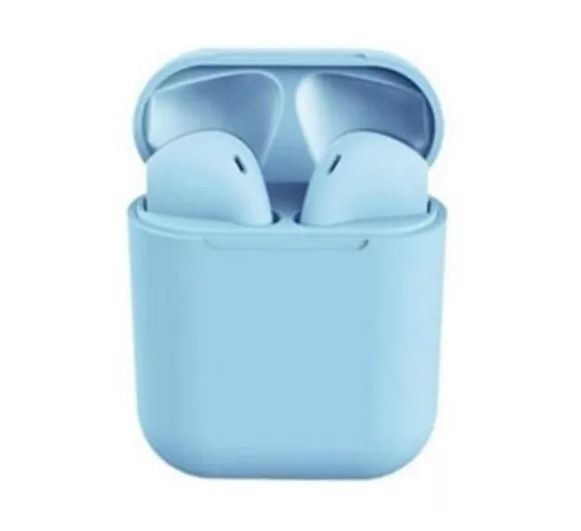 AUDIFONOS INALAMBRICOS BLUETOOTH I12 TWS AZUL-4