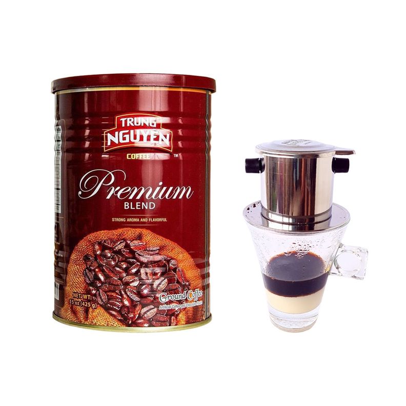 Pack Café Molido Premium Blend con cafetera Vietnamita-0
