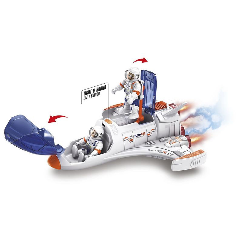 Nave Espacial Infantil con Luz, Sonido y Astronauta Azul +2.00