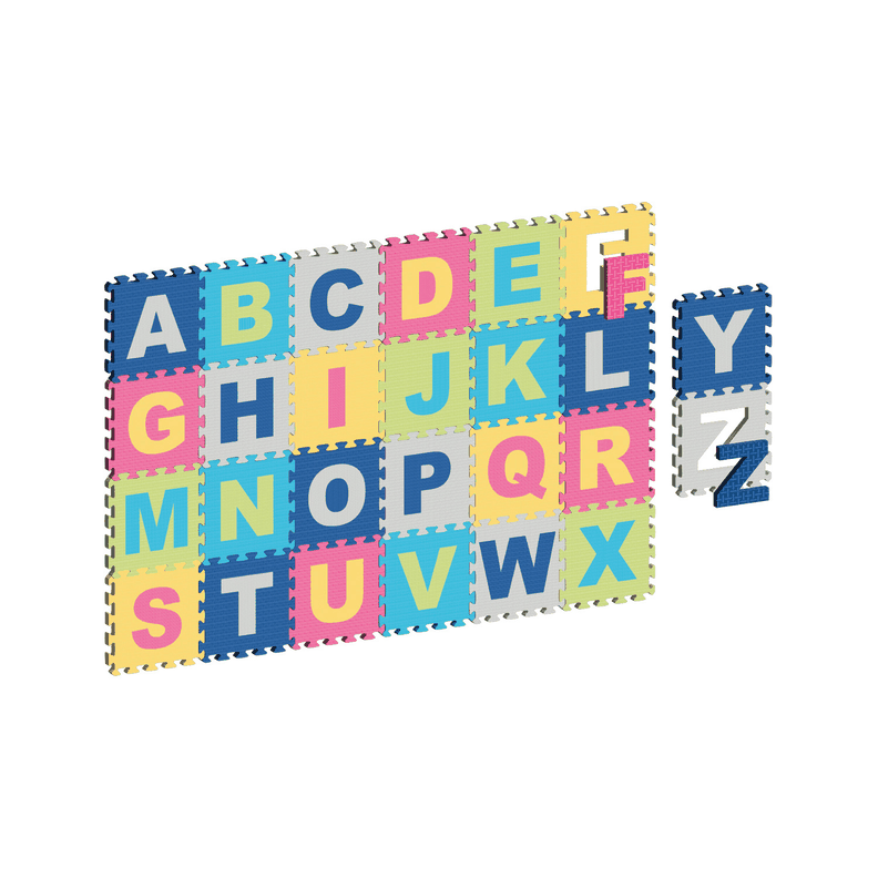Alfombra de Letras Infantil Puzzle 26 Piezas A a Z Surtido 0 A 12 Meses