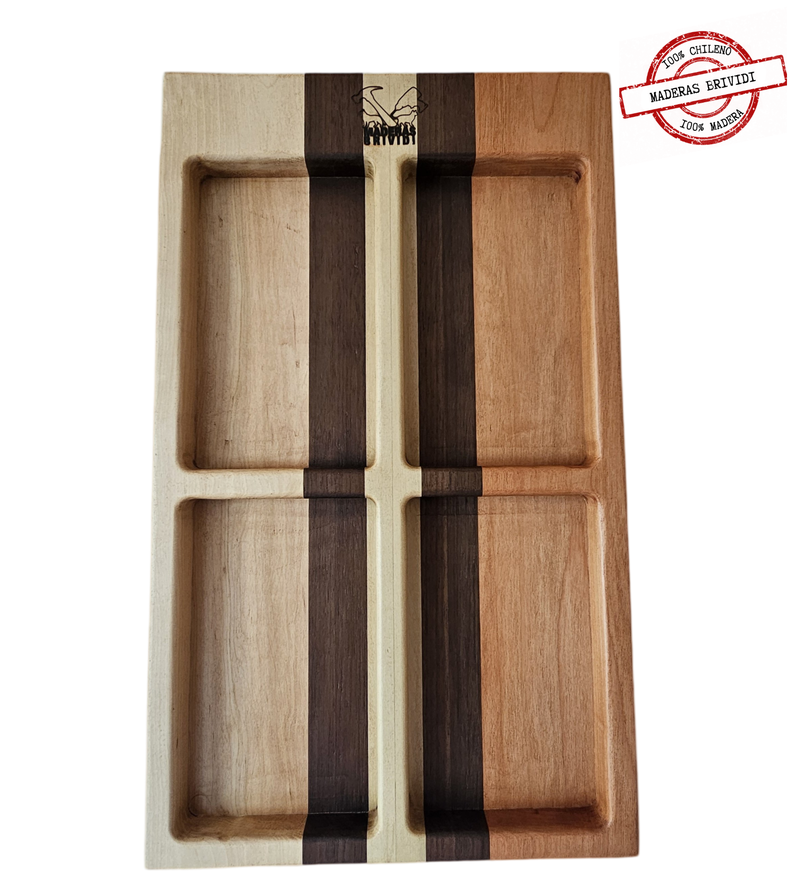 Tabla de picoteo en madera nativa-0