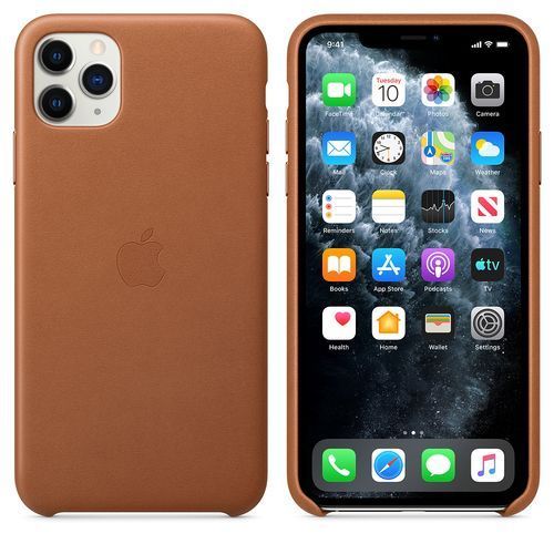 Carcasa Iphone 11 Pro Max Leather Case Apple