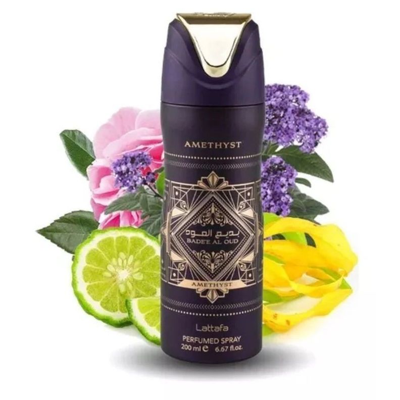 Lattafa Amethyst Desodorante Perfumado Spray 200 ml 2 2UNIDADES -2