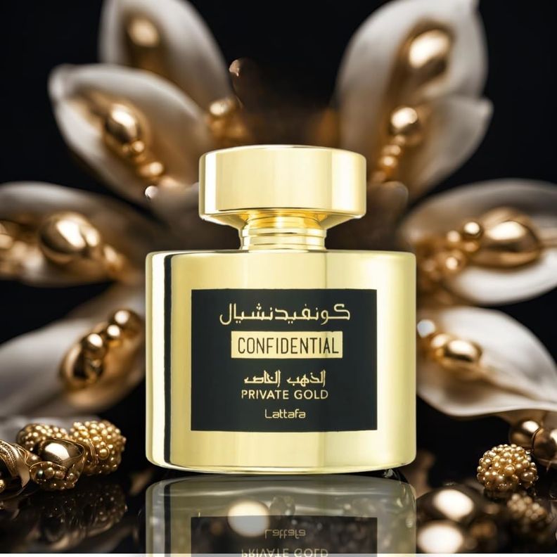 Perfume Confidential Private Gold 100 Ml Edp Lattafa -1