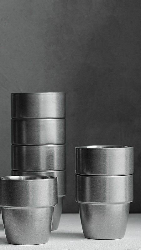 Taza Doble pared 300 ml - Acero inoxidable-1