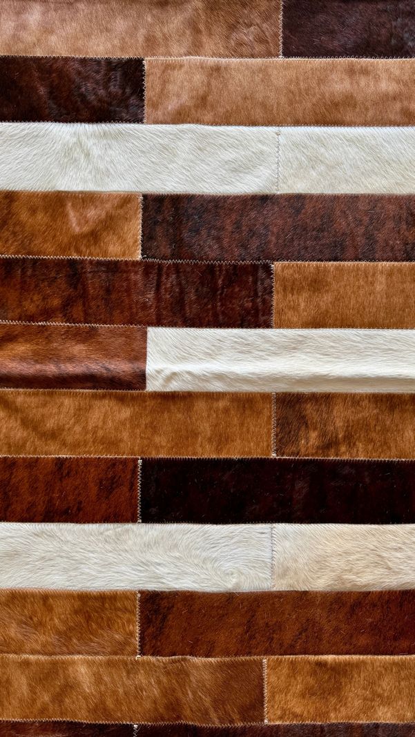 Alfombra Cuero Patchwork 170x220 #8