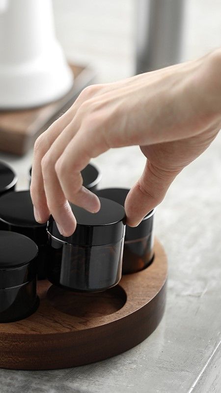 Juego De Recipientes De Almacenamiento Para Especias O Café-2