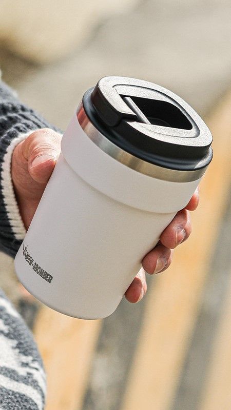 Vaso Térmico De Acero Inoxidable Con Tapa 360 ml-1