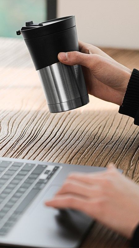 Vaso Térmico De Acero Inoxidable Con Tapa 330ml-2