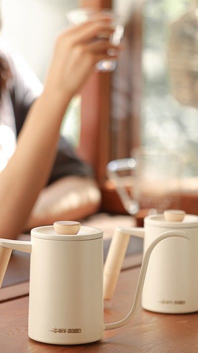 Tetera Cuello Cisne Para Café - 600 Ml Acero Inoxidable-2