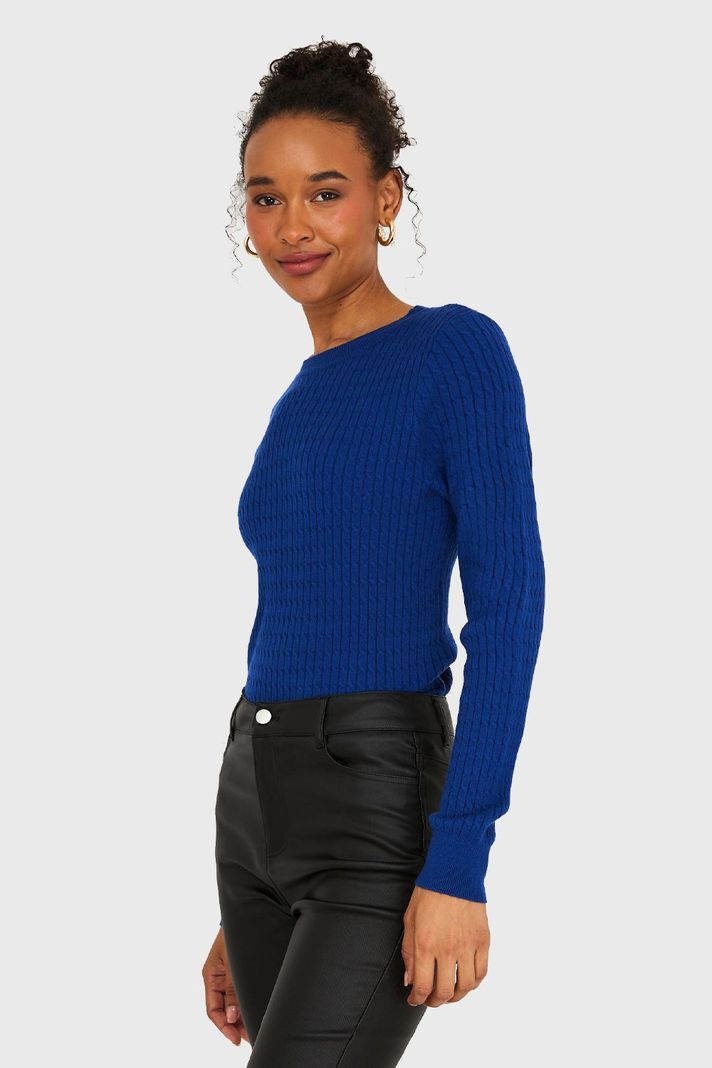 Sweater Diseño Cadenetas Azul Nicopoly-2