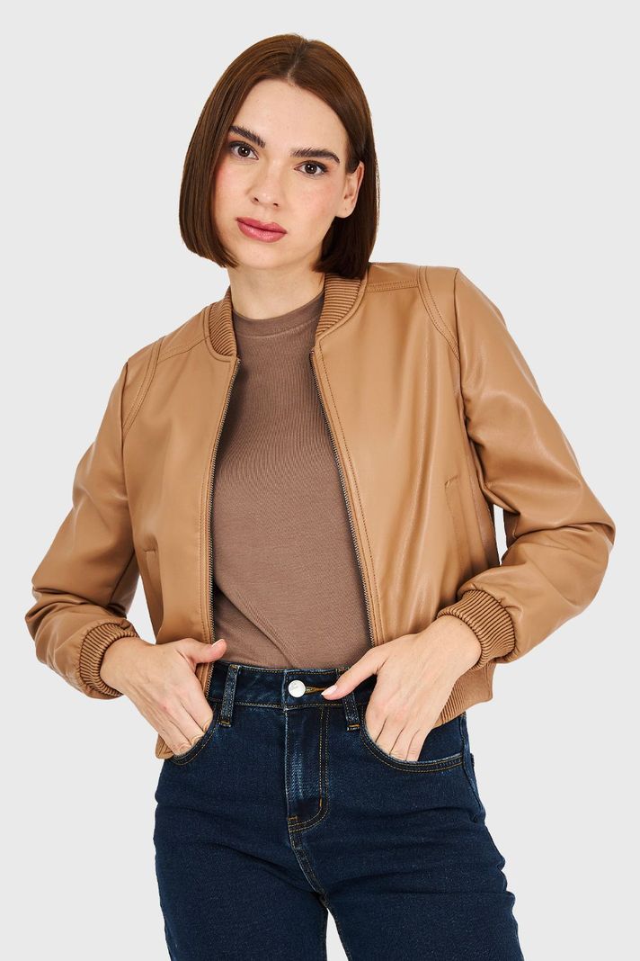 Bomber Ecocuero Moca Nicopoly-0