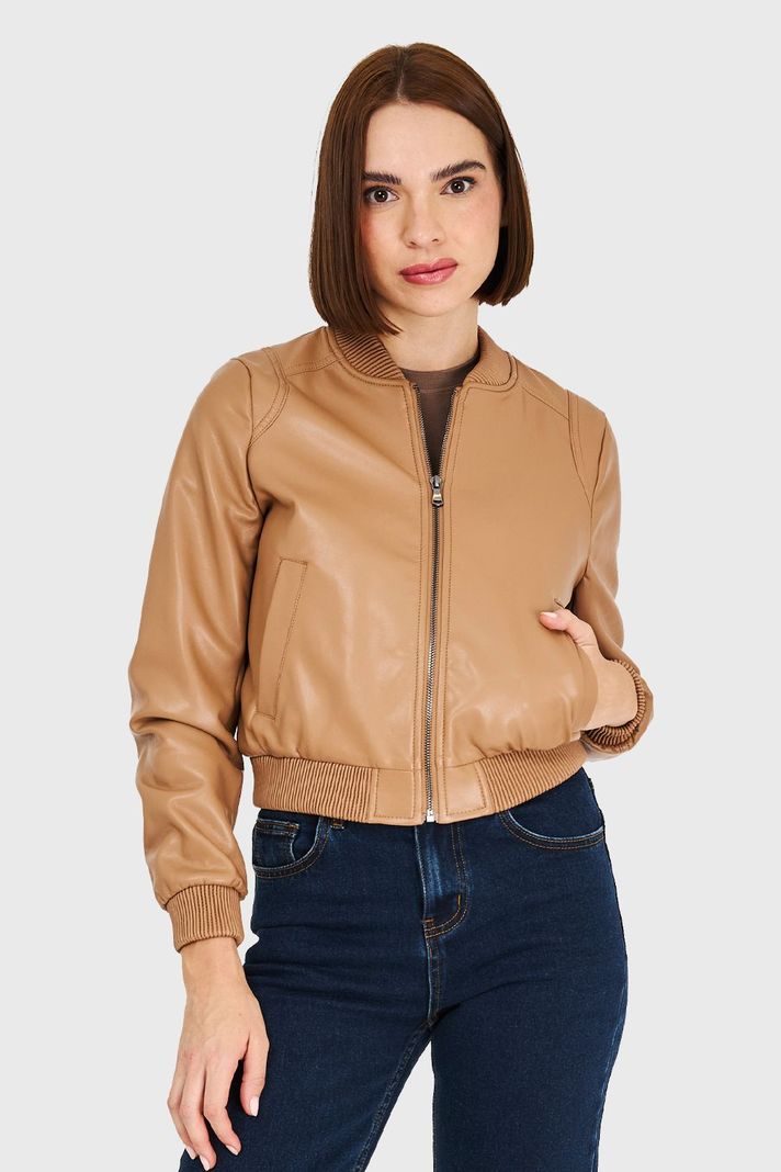 Bomber Ecocuero Moca Nicopoly-4