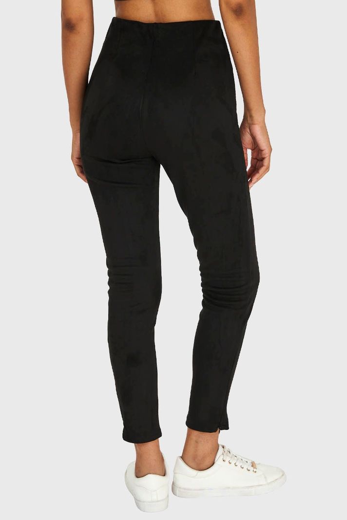 Calza Tipo Gamuza Negro Nicopoly-3
