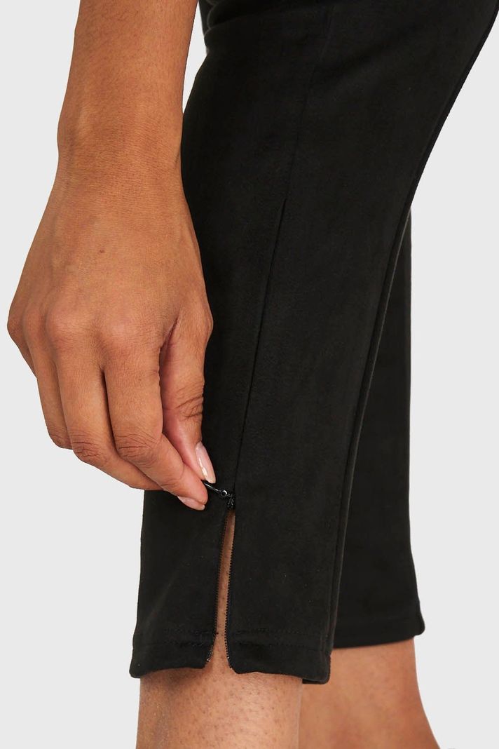 Calza Tipo Gamuza Negro Nicopoly-5