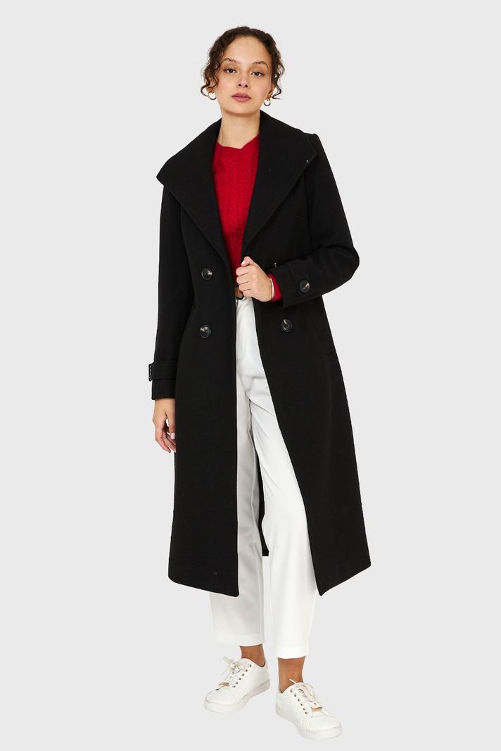 Abrigo Largo Lazo Negro Nicopoly-1