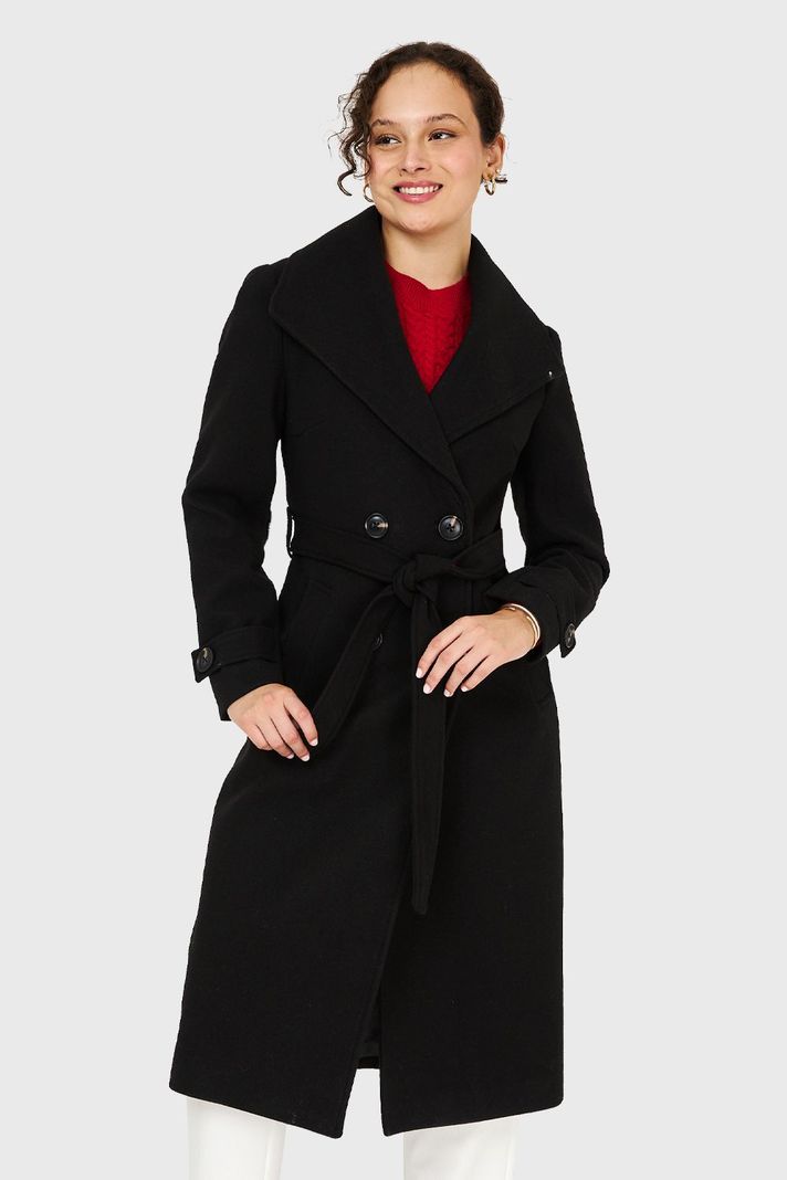 Abrigo Largo Lazo Negro Nicopoly-4