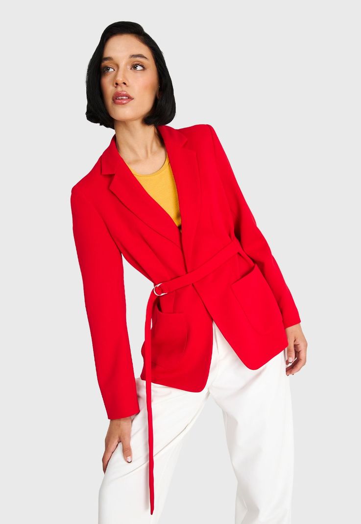 Blazer Lazo Delantero Rojo Nicopoly-0