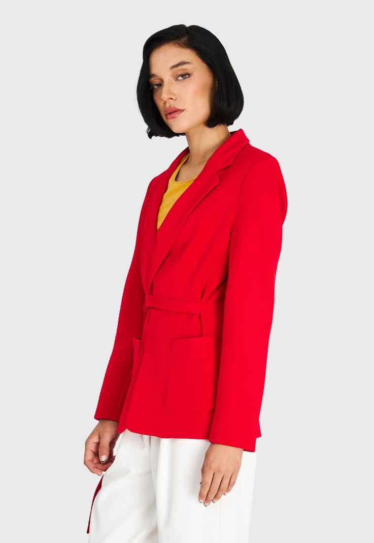 Blazer Lazo Delantero Rojo Nicopoly-2