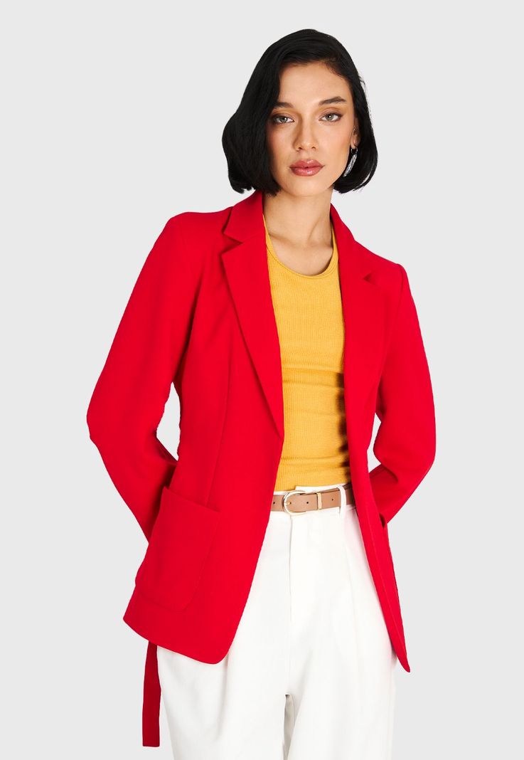 Blazer Lazo Delantero Rojo Nicopoly-4