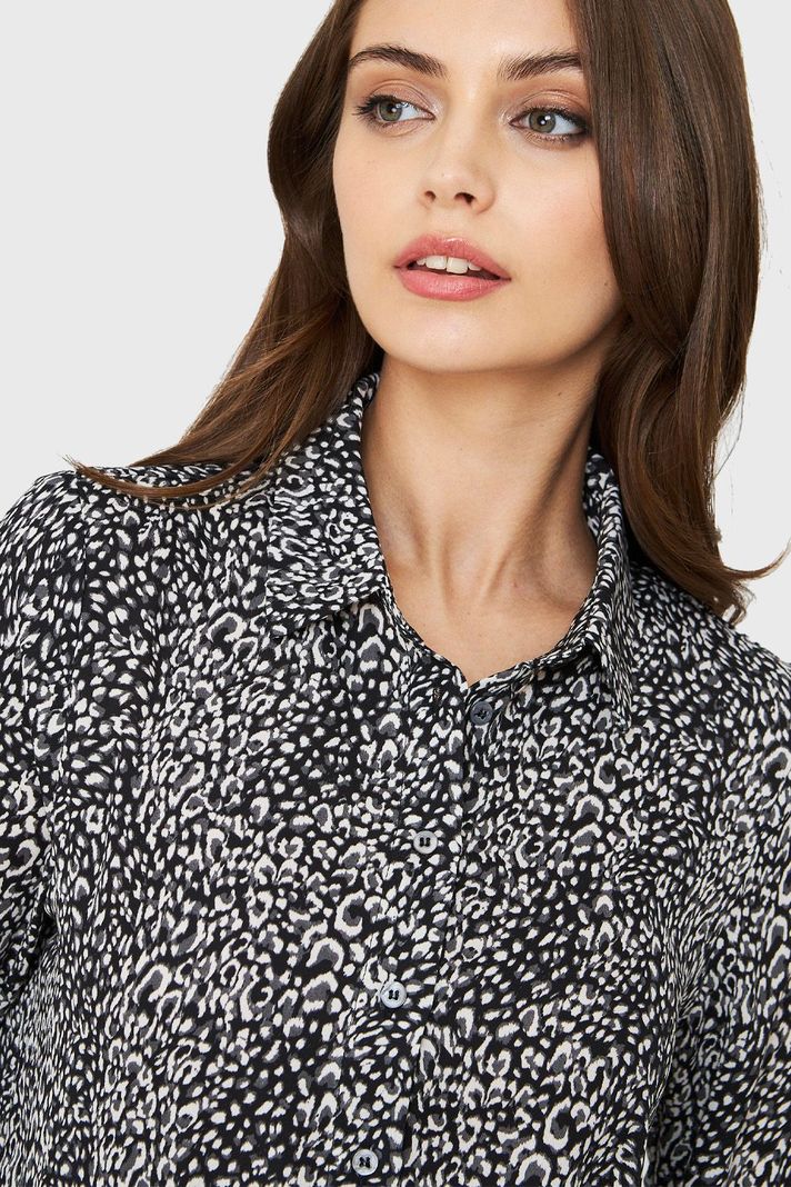 Blusa Leopard Negro Nicopoly-5