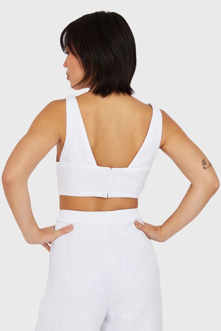 Crop Top Jaspeado Blanco Nicopoly-3