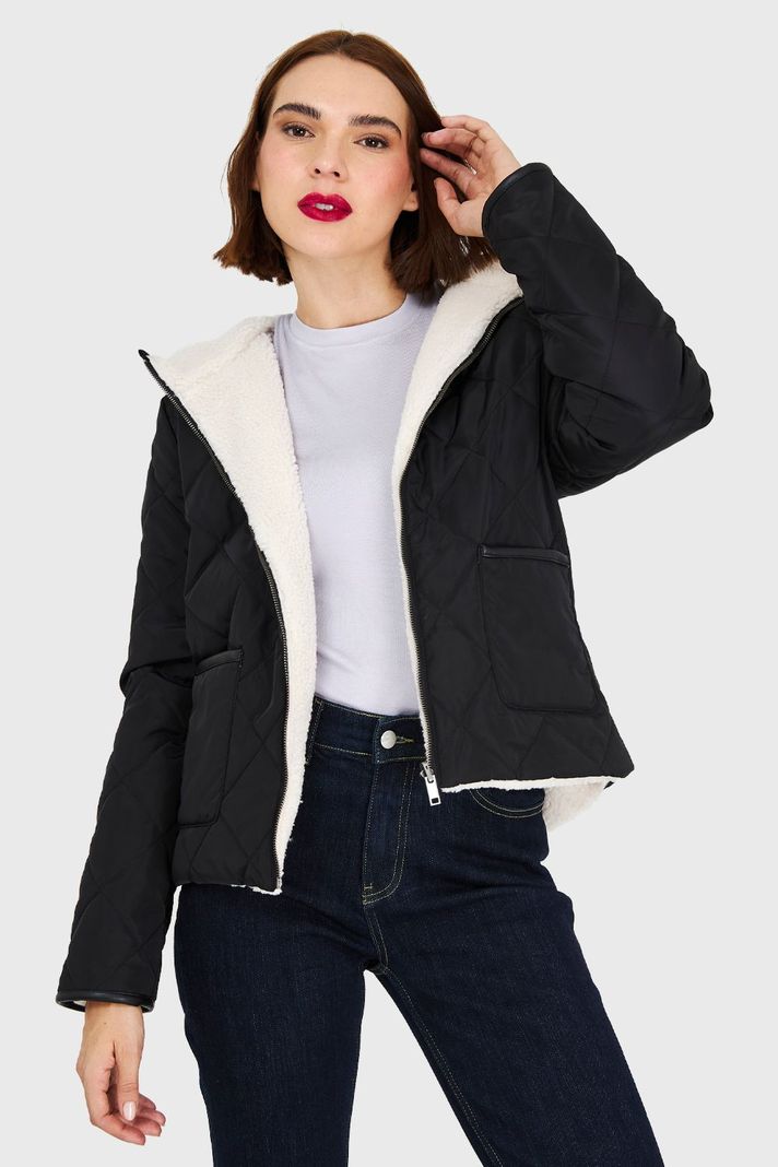 Chaqueta Reversible Negro Nicopoly-0