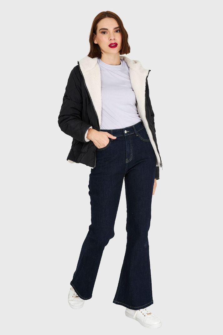 Chaqueta Reversible Negro Nicopoly-1