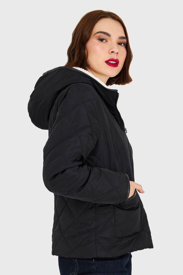 Chaqueta Reversible Negro Nicopoly-2