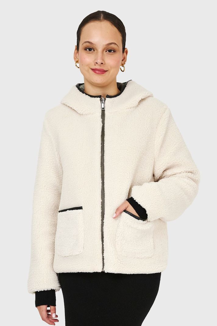 Chaqueta Reversible Negro Nicopoly-4